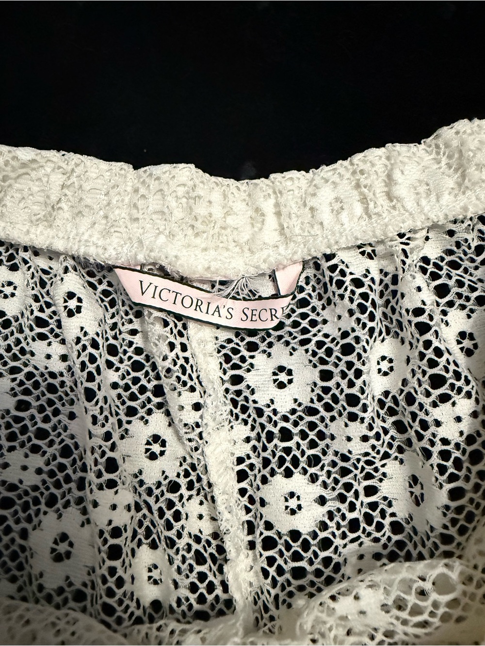 Victoria's Secret Ivory Floral Lace Boyshort - Picture 2 of 4